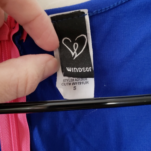 Windsor blue bodycon dress - Picture 3 of 4